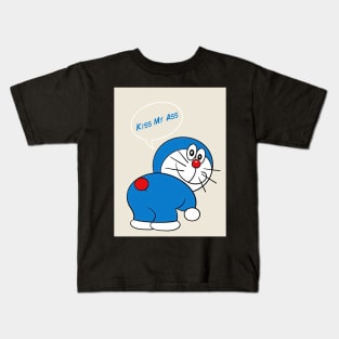 Doraemon being naught Kids T-Shirt